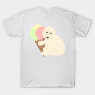 Don't Touch my Ice Cream Maltipoo Dog T-Shirt